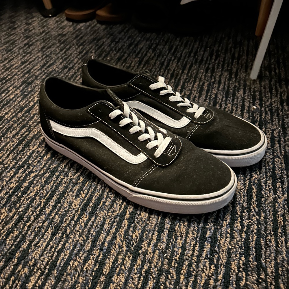 Black vans Size 12 | Size 12 skateboard shoes | size 12 used vans